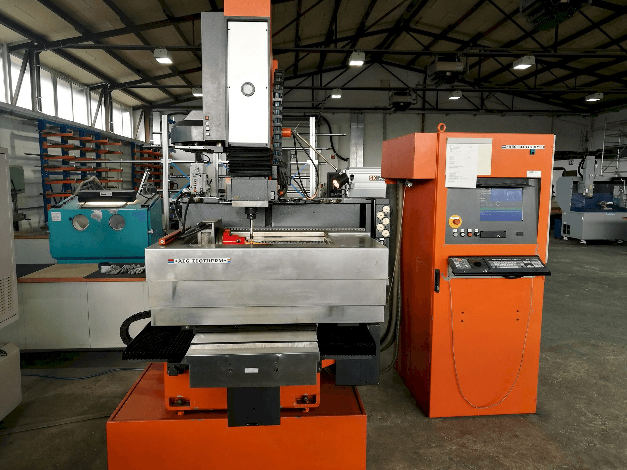 Front view of AEG-Elotherm Elbomat 222 BA machine