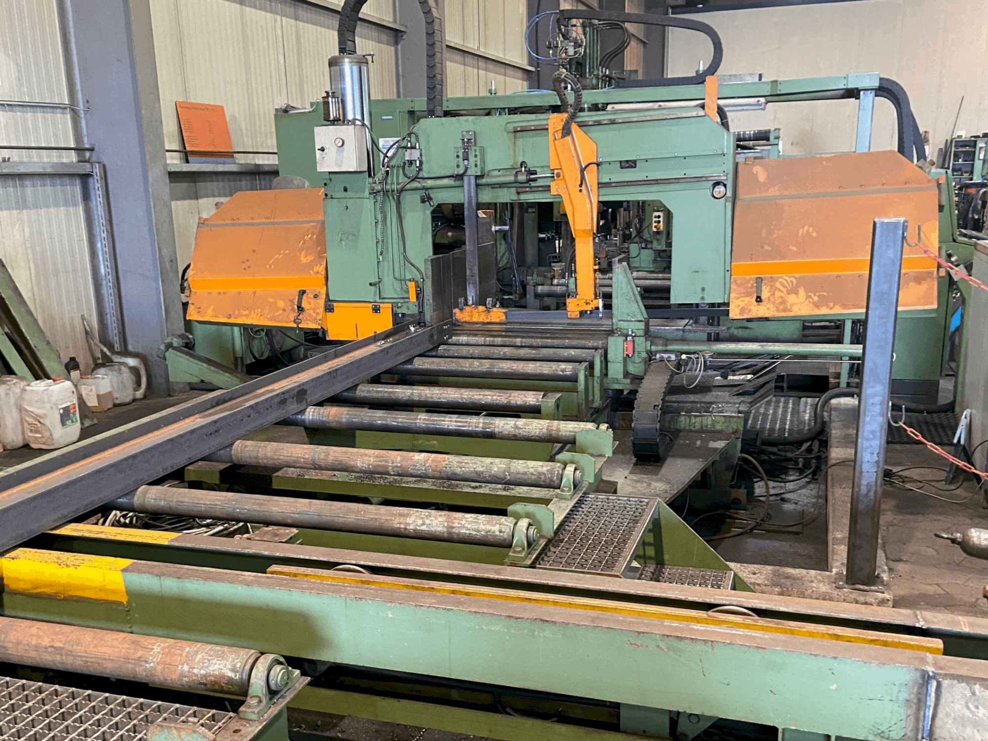 Front view of MEBA 560 DG-1000 + PEDDINGHAUS TDK 1000 /9P machine