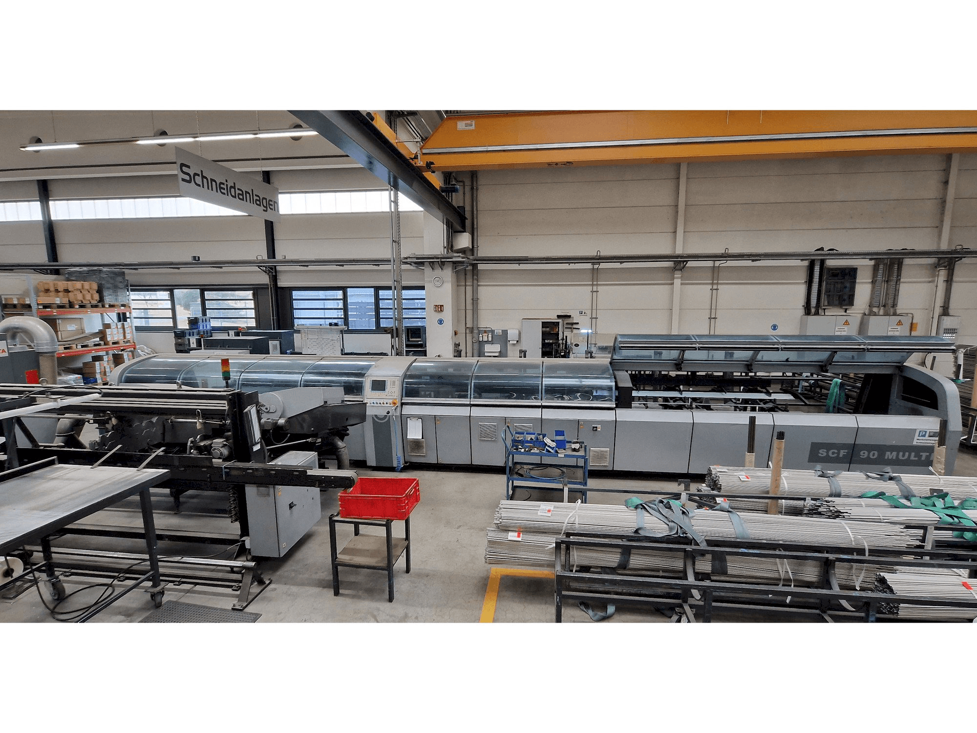 Frontansicht der Bewo SFC90 Maschine