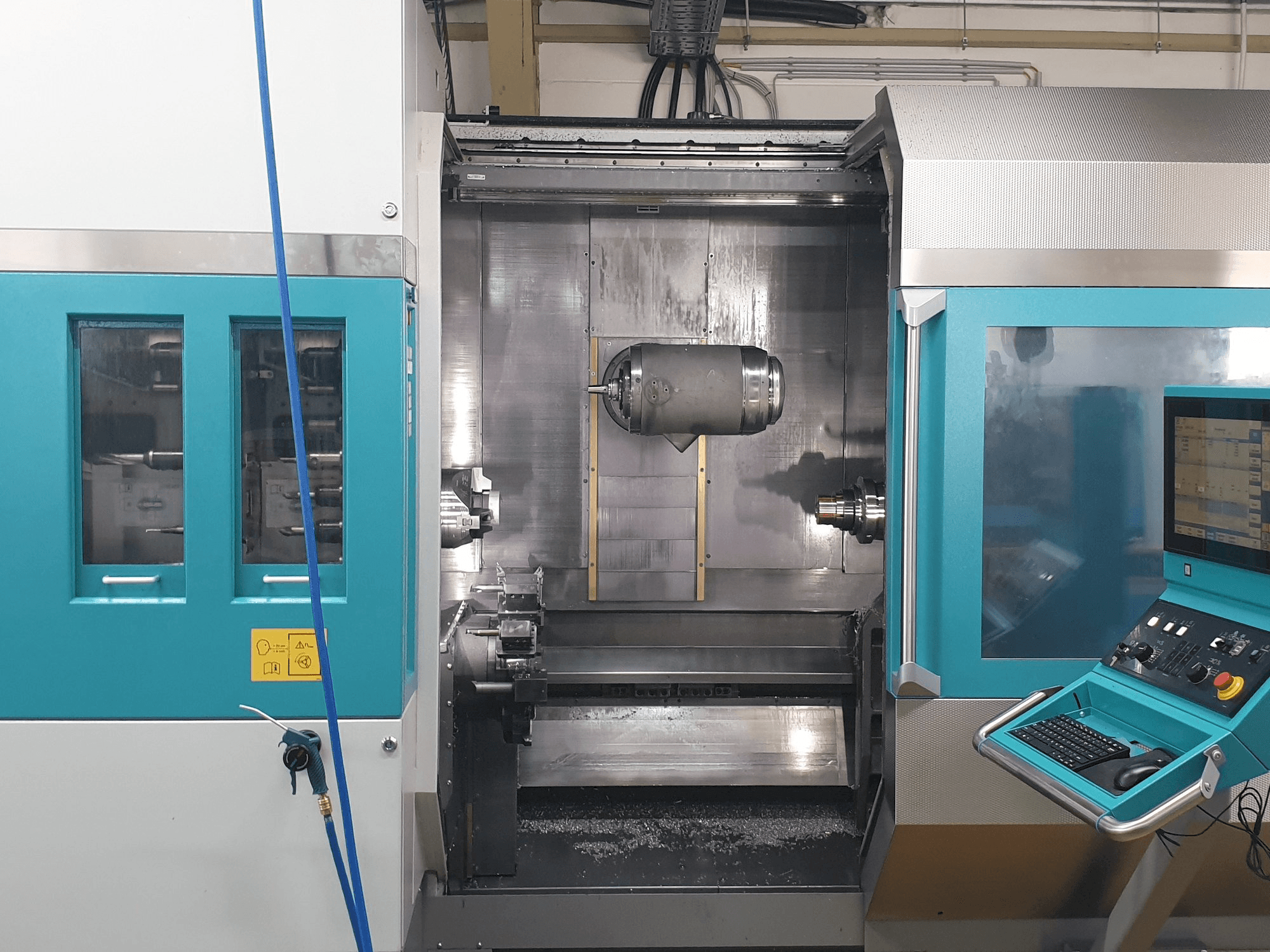 Frontansicht der Index G220 Maschine