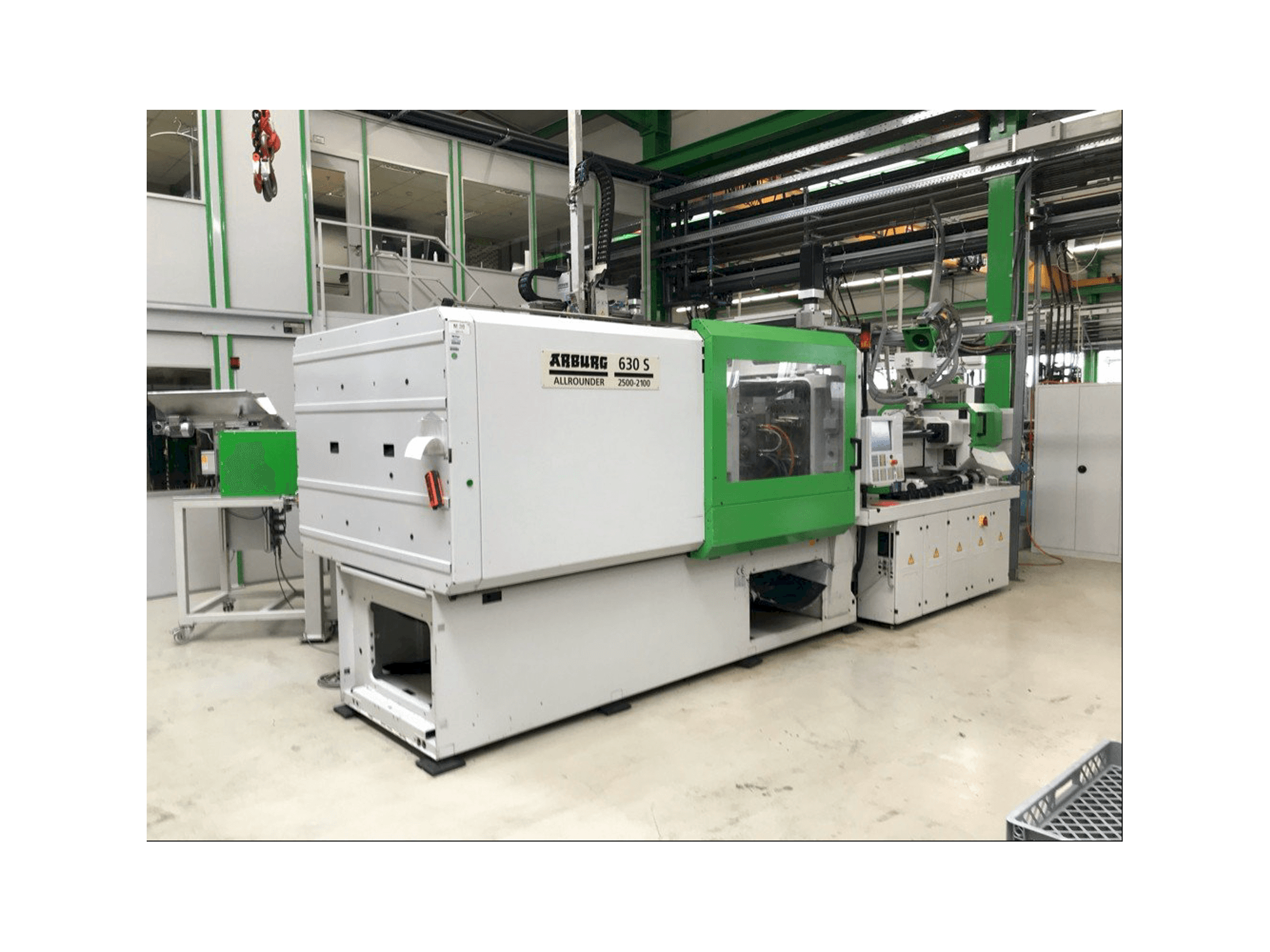 Frontansicht der Arburg 630 S 2500-2100 Maschine